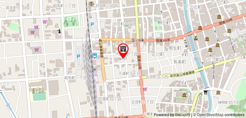 Best Western Hotel Takayama on maps
