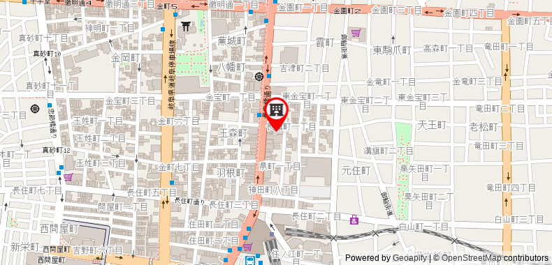 Bản đồ đến Khách sạn Gifu Washington Plaza