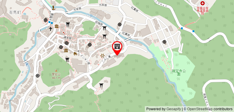 在地图上查看有馬溫泉竹取亭円山酒店