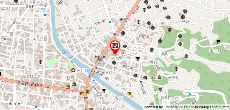 Bản đồ đến Khách sạn Rashiku Kanazawa