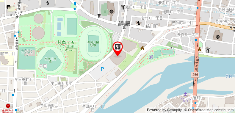 Bản đồ đến Khách sạn Miyako Gifu Nagaragawa