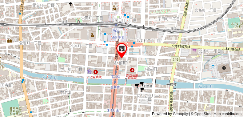 Bản đồ đến Khách sạn Kochi Pacific