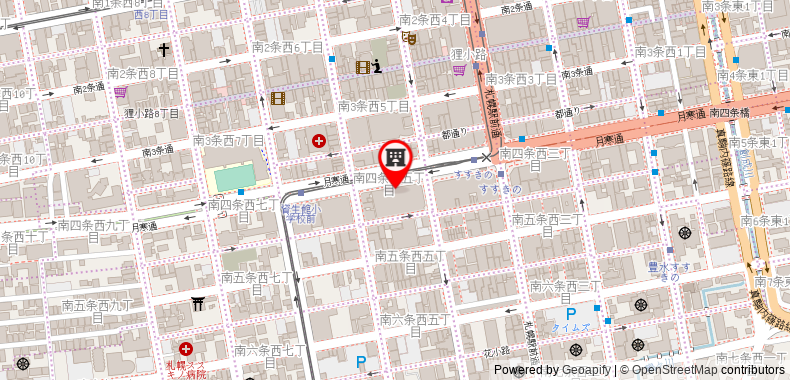 Sapporo Tokyu REI Hotel on maps