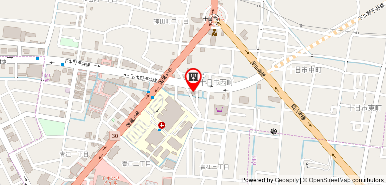Bản đồ đến Khách sạn Tachibana