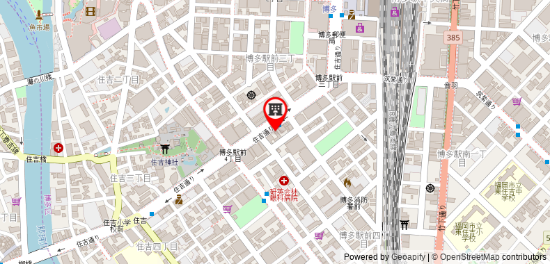Bản đồ đến Khách sạn R&B Hakata Ekimae Dai2