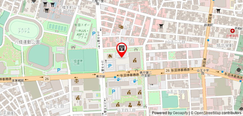 在地图上查看Plaza Hotel Sanrokuso Bekkan Shikisai