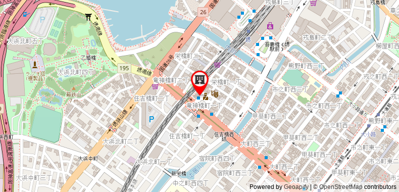 Bản đồ đến Khách sạn Comfort Sakai
