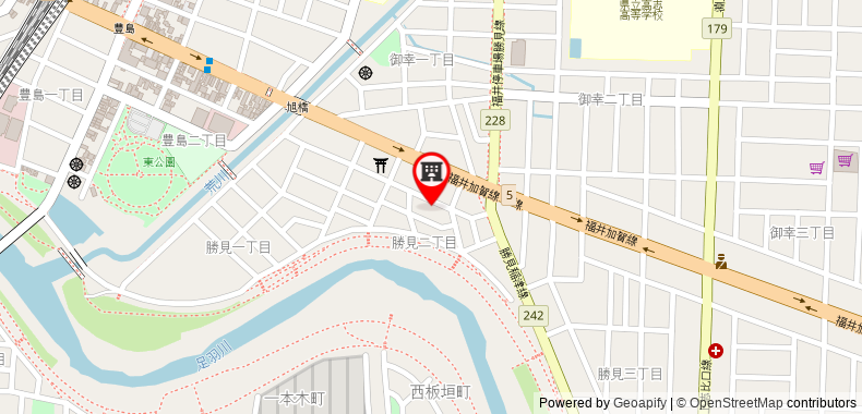 Fukui Guesthouse Lounge Taki on maps