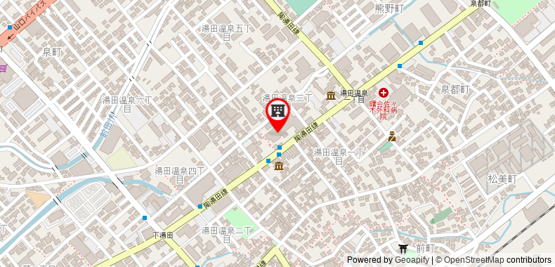在地图上查看松政湯田溫泉Ubl酒店