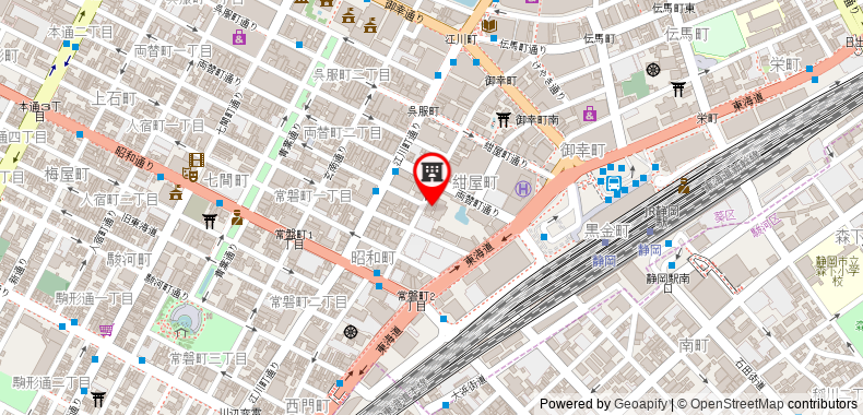 Hotel Garden Square Shizuoka on maps