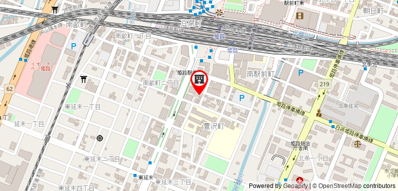 在地图上查看姫路站南利夫馬克斯高級天然溫泉酒店