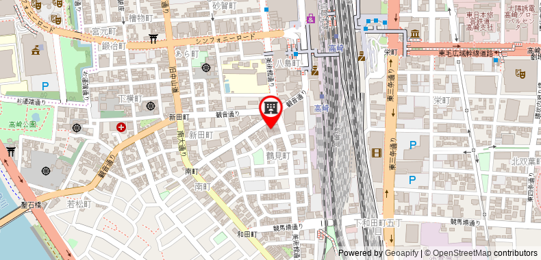 Toyoko Inn Takasaki-eki Nishi-guchi No.1 on maps