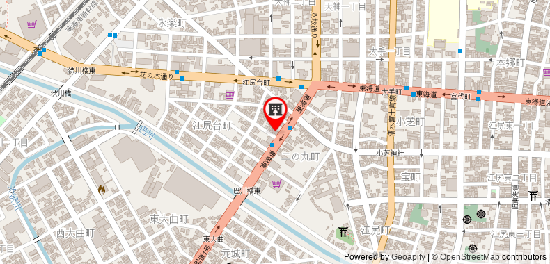 Bản đồ đến Khách sạn Shimizu Plaza