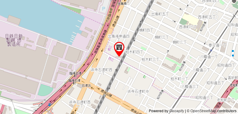 Bản đồ đến Khách sạn Lotus Sakai (Adult Only)