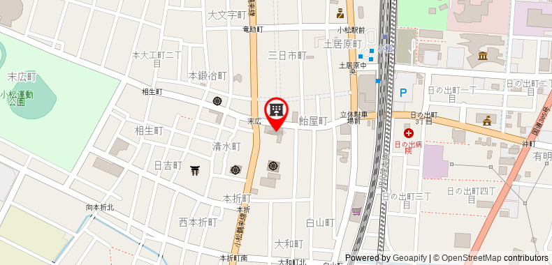 Bản đồ đến Khách sạn APA Komatsu Grand
