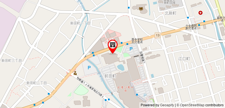 Rihga Royal Hotel Niihama on maps