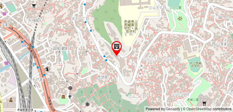 Nagasaki Nisshokan Hotel on maps