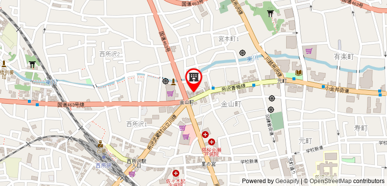 Bản đồ đến Khách sạn Tokorozawa Dai Ichi