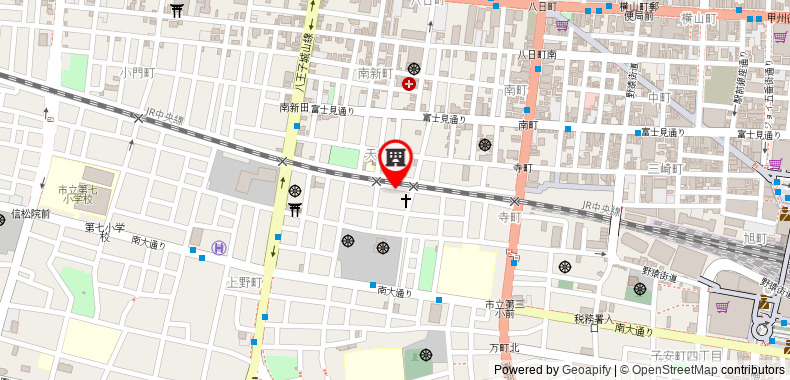 Bản đồ đến Khách sạn APA Hachioji Eki Nishi