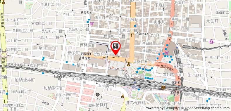 Bản đồ đến Khách sạn Comfort Gifu