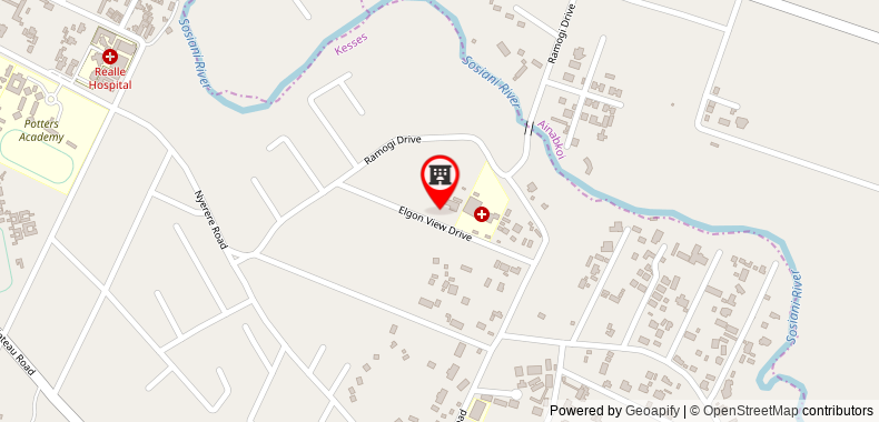 Bản đồ đến Boma Inn Eldoret