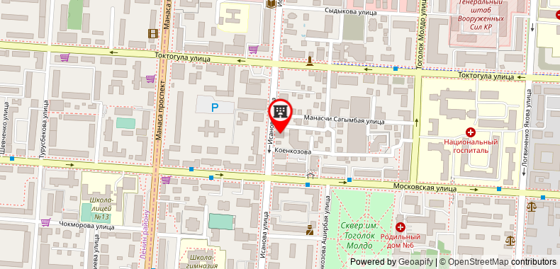 Ramada by Wyndham Bishkek Centre on maps