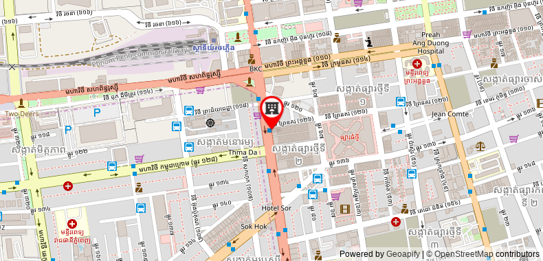 Bản đồ đến Khách sạn Aurea Central