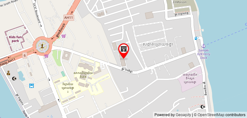 Bản đồ đến 27C11 BigApartment/Tuol Tompoung Market/Wat Phnom
