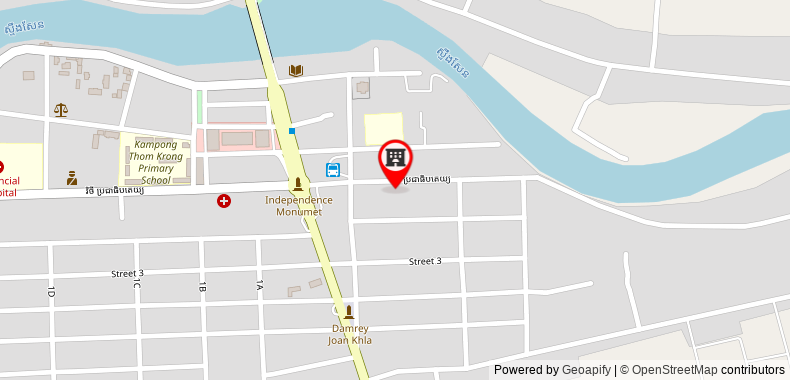 Bản đồ đến Khách sạn Kampong Thom Royal