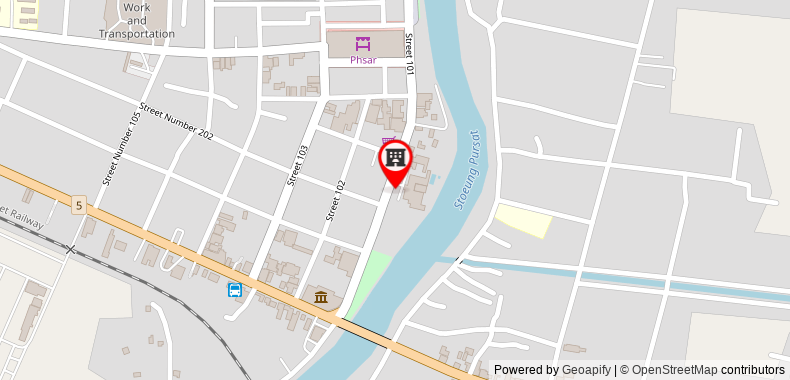 Bản đồ đến Khách sạn Pursat Riverside & Spa