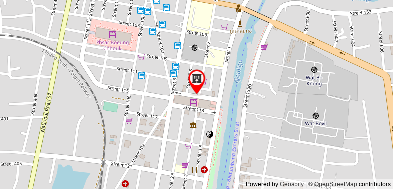 Bản đồ đến Khách sạn Seng Hout