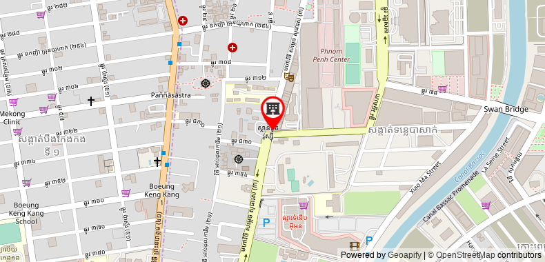 Bản đồ đến Khách sạn Almond Sothearos