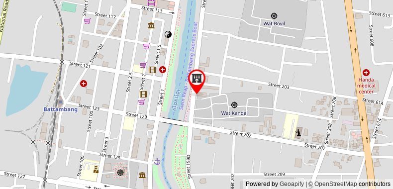 Bản đồ đến Khách sạn Vy Chhe