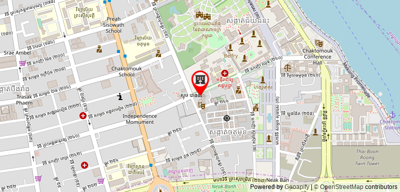 Bản đồ đến Khách sạn Penh House