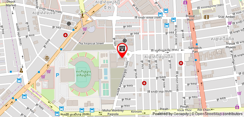 Bản đồ đến Great location!! Room next to Olympic stadium#C3