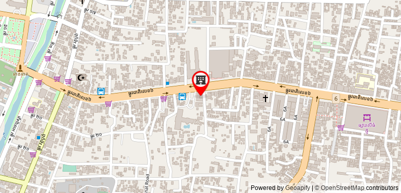 Cozy@ Downtown/River/Angkor Wat-REP-0004 on maps