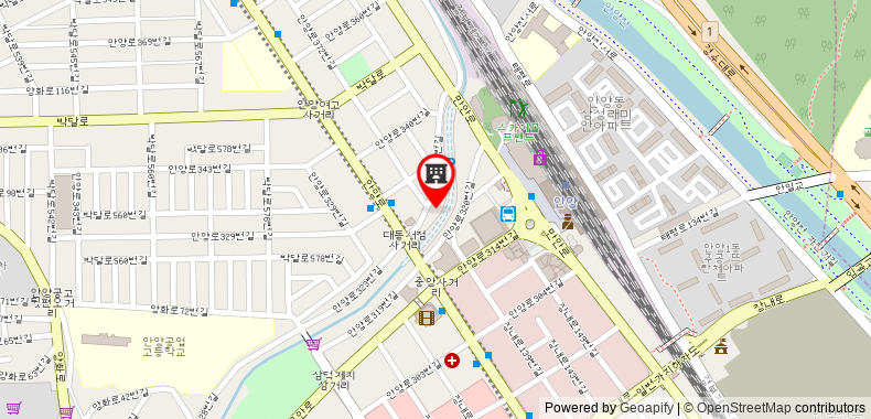 Bản đồ đến Khách sạn Anyang CNC