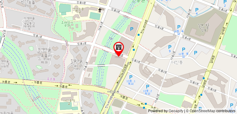 Bản đồ đến Khách sạn Best Western Plus Sejong