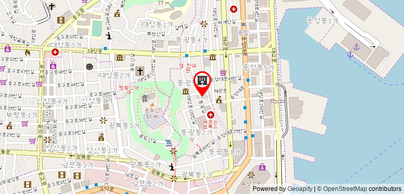 Bản đồ đến Khách sạn YTT Nampo