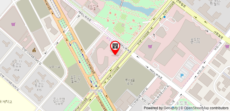 Bản đồ đến Khách sạn Orakai Songdo Park