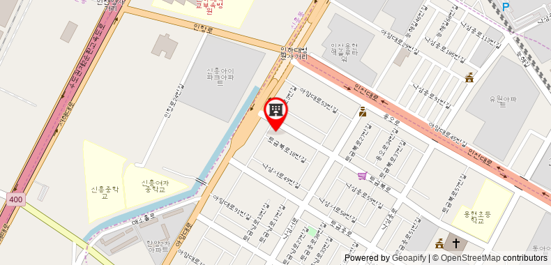 Bản đồ đến Khách sạn Circle Incheon
