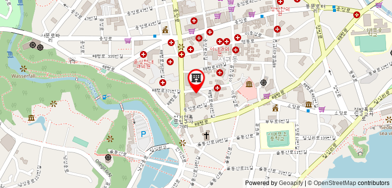 在地图上查看西歸浦欣欣酒店