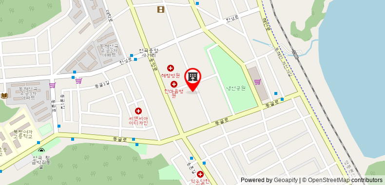 Bản đồ đến Khách sạn Picasso Donghae