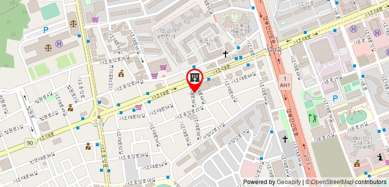 Navi Hotel Residence Gangnam on maps