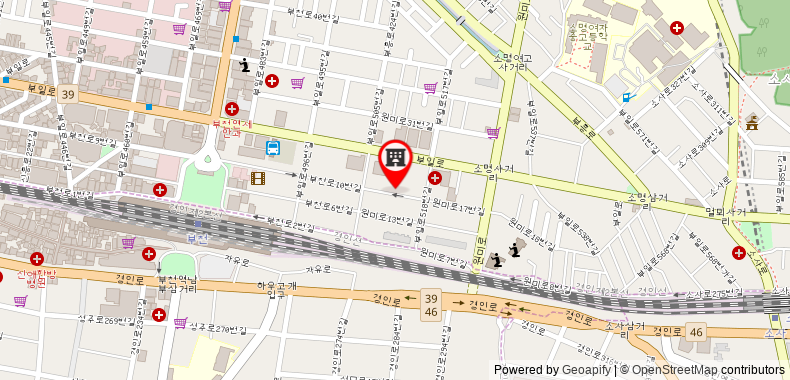 Bản đồ đến Khách sạn Cats Bucheon