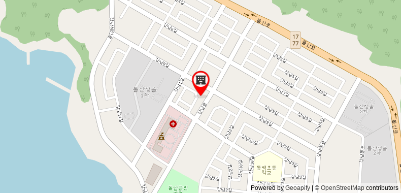 Bản đồ đến Yeosu Opera Ondol Motel