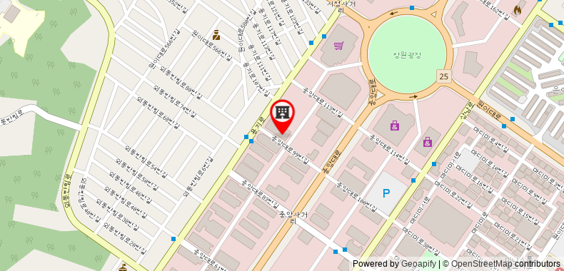 Bản đồ đến Khách sạn Changwon AT Business