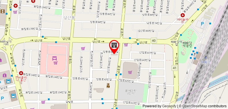 Bản đồ đến Khách sạn Ulsan Samsan Mar