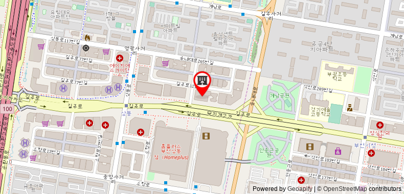 Bản đồ đến happy house sang-dong station