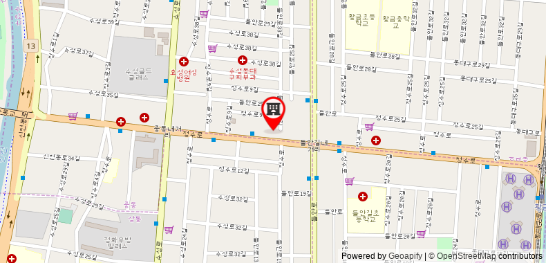 Hotel February Suseong  on maps